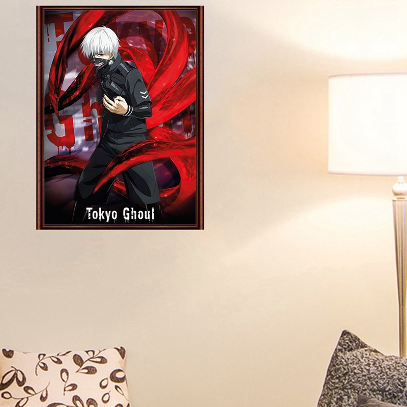 Tranh treo poster hoạt hình anime Nhật Bản Tokyo Ghoul