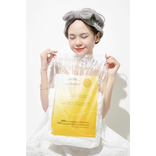 Bông tẩy trang Pháp 𝐓𝐄𝐓𝐑𝐀 600 miếng