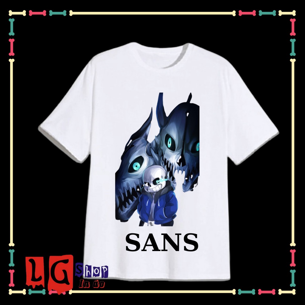 ÁO THUN BIỆT ĐỘI GANGSTER - SANS UNDERTABLE CHO BÉ TRAI ( ĐỦ SIZE ÁO, TỪ 10KG ĐẾN 90KG)