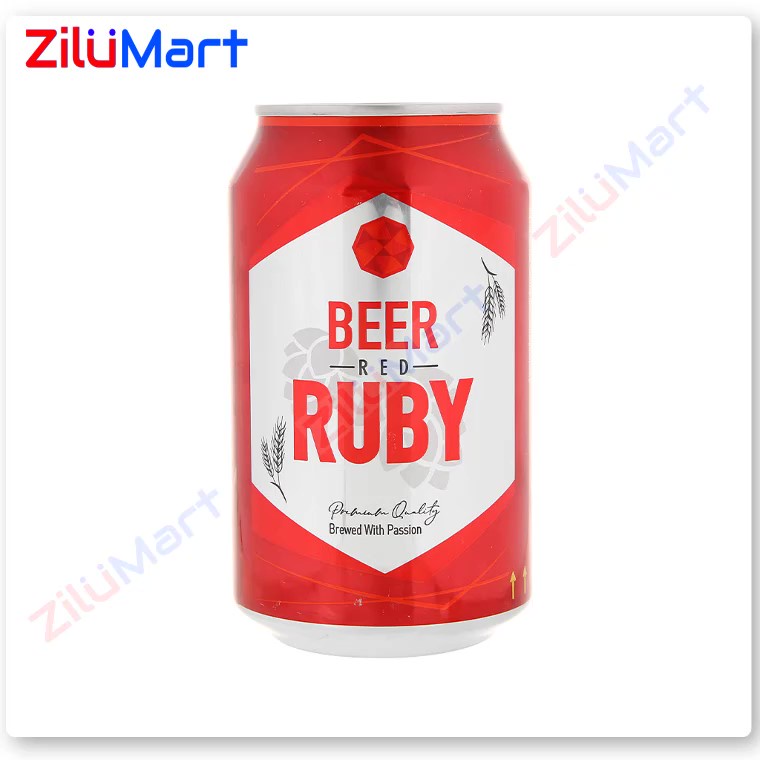 [HỎA TỐC HCM] Thùng 24 lon bia Ruby đỏ loại 330ml