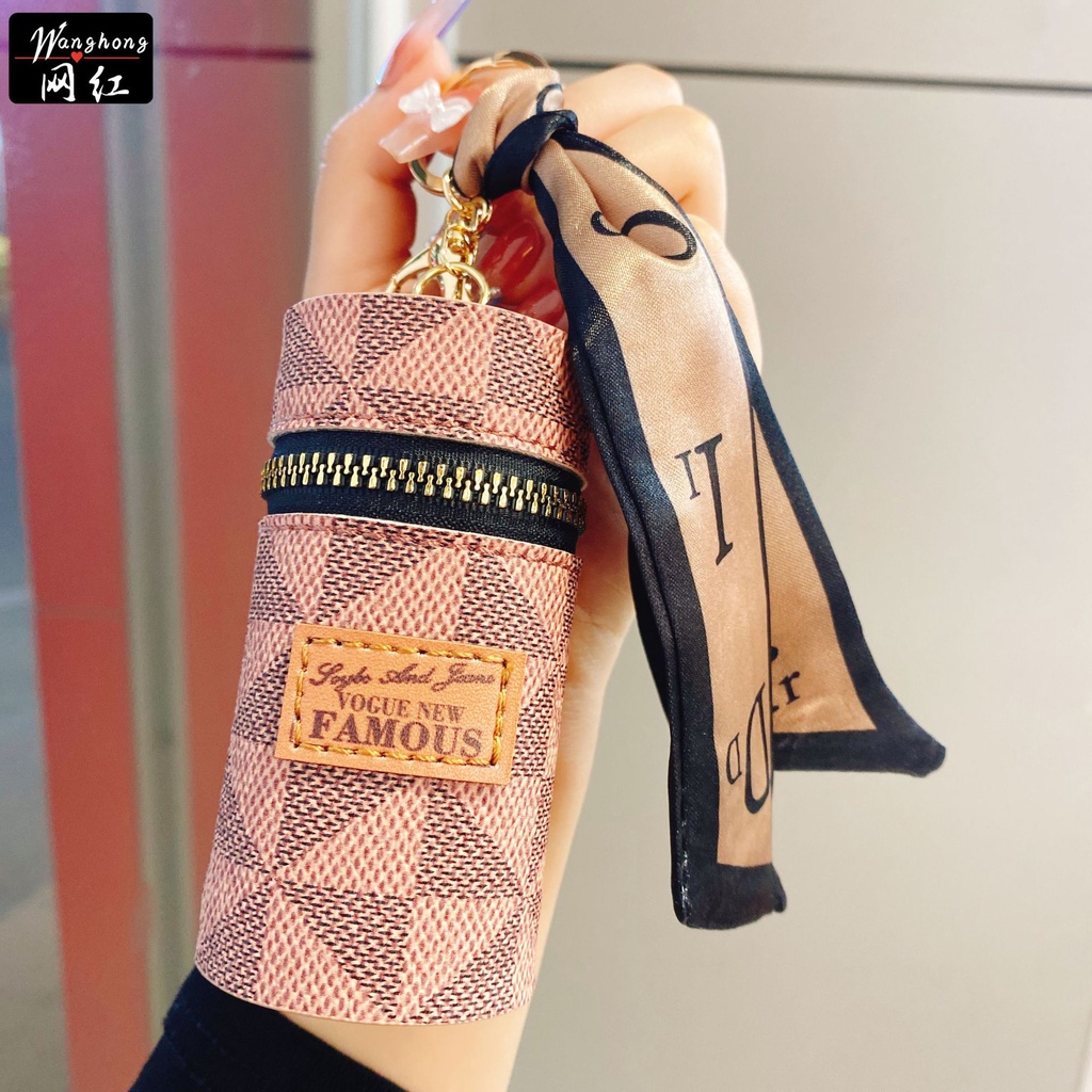 Móc khóa túi LV, móc khóa túi đựng son phong cách mẫu mới 2022