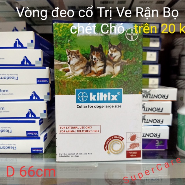 KILTIX( Bayer )- Vòng Đeo Cổ Loại Trừ Ve Rận Chó