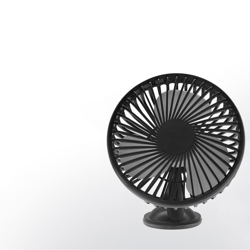 IN STOCK Type 12V 24V Mini Electric Car Fan Suction Cup Auto Air Fan Car Air Conditioner 360 Degree Rotating Strong Wind Cooler