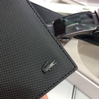 Set Lacoste ví nịt gạch ngang - S136