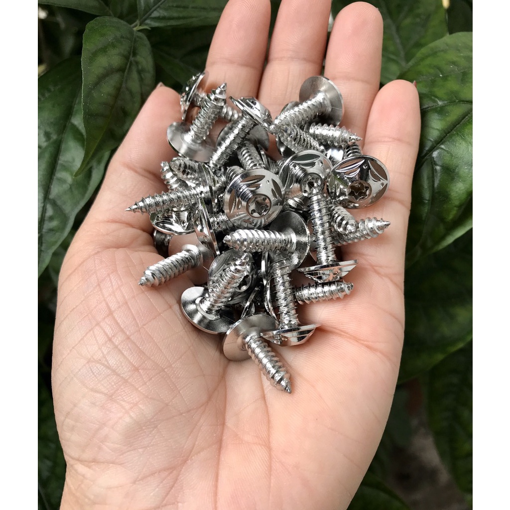 Ốc áo salaya 5li xoắn   gắn dàn áo các dòng xe Yamaha và bô e xe tay ga