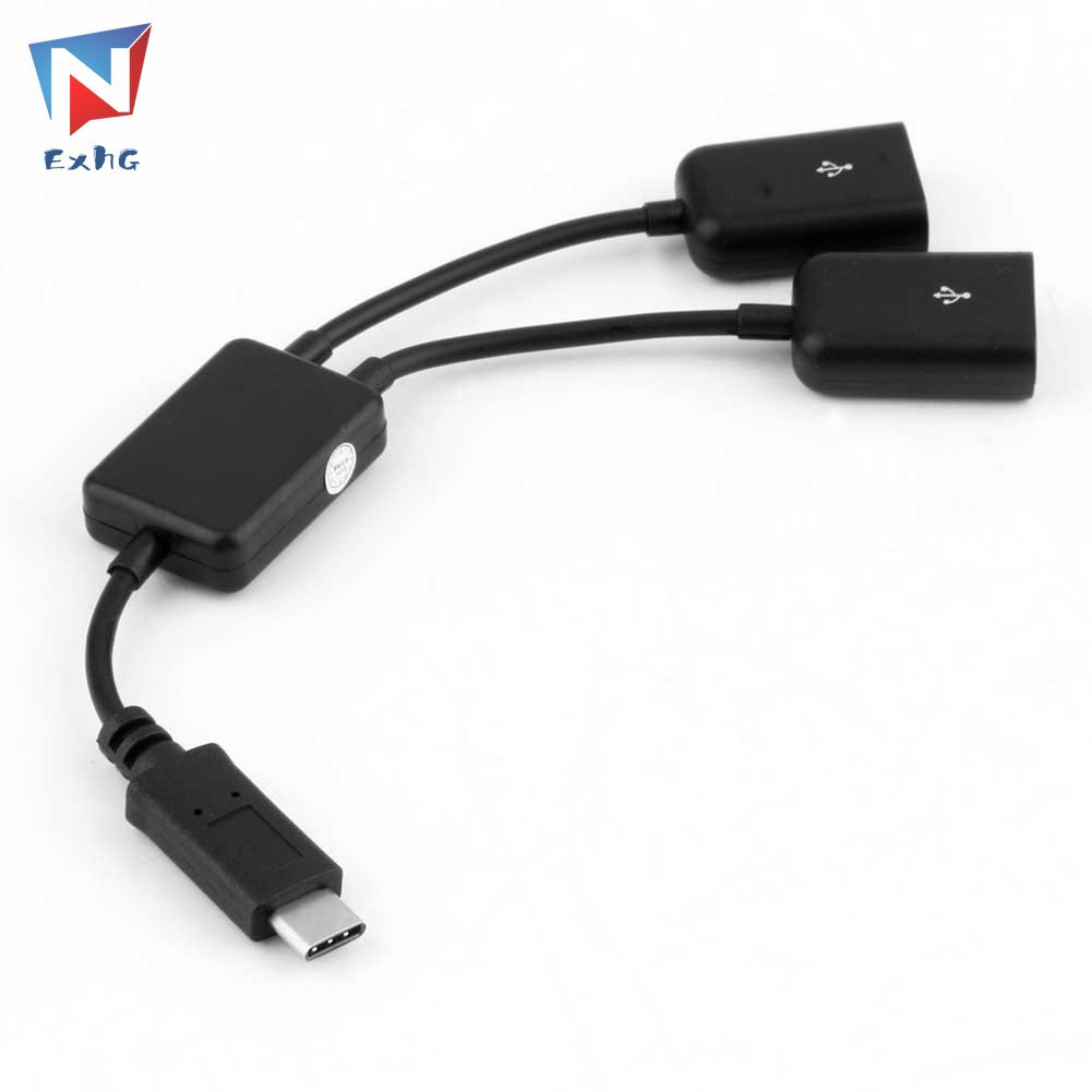 Dây cáp chuyển đổi nguồn 2 trong 1 từ USB 3.1 Type C sang USB 2.0 OTG