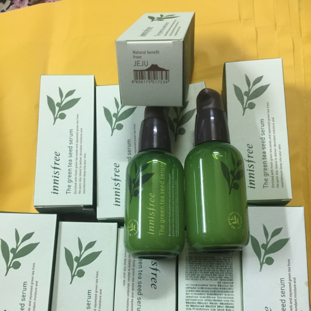 Sale 35% TINH CHẤT DƯỠNG TRÀ XANH INNISFREE GREEN TEA SEED SERUM