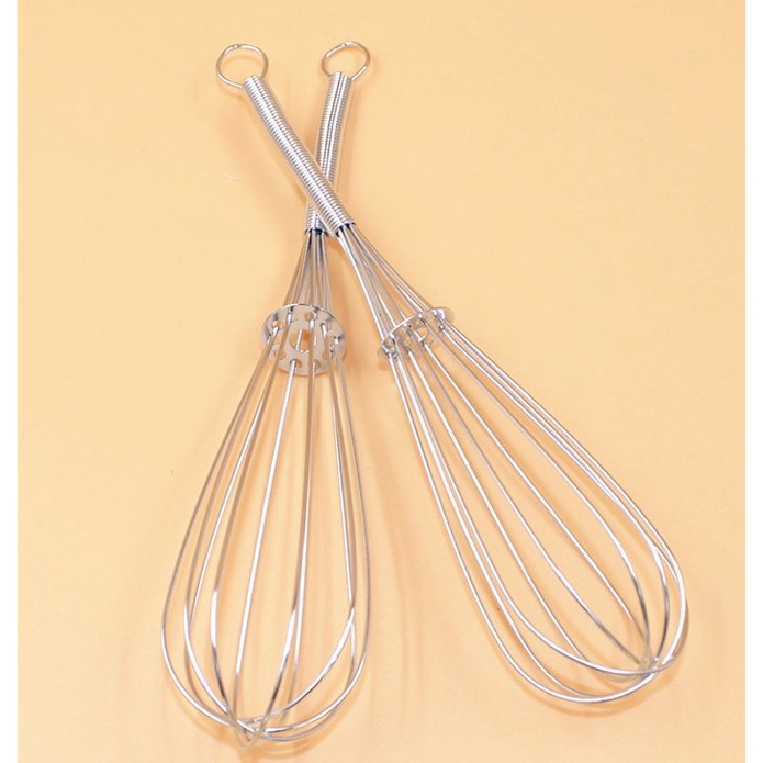 Dụng cụ đánh trứng cầm tay, Cây phới đánh trứng, khuấy trộn bột, đánh bông kem bơ bằng inox - Gia dụng Homewares