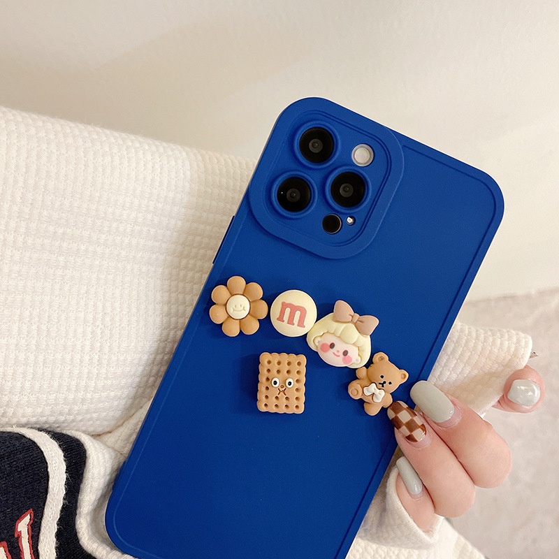 Ốp lưng iphone cạnh vuông bảo vệ camera gắn gấu cobalt7plus x xsmax 11 11promax 12 12pro 12promax 13 13pro 13promax DT13
