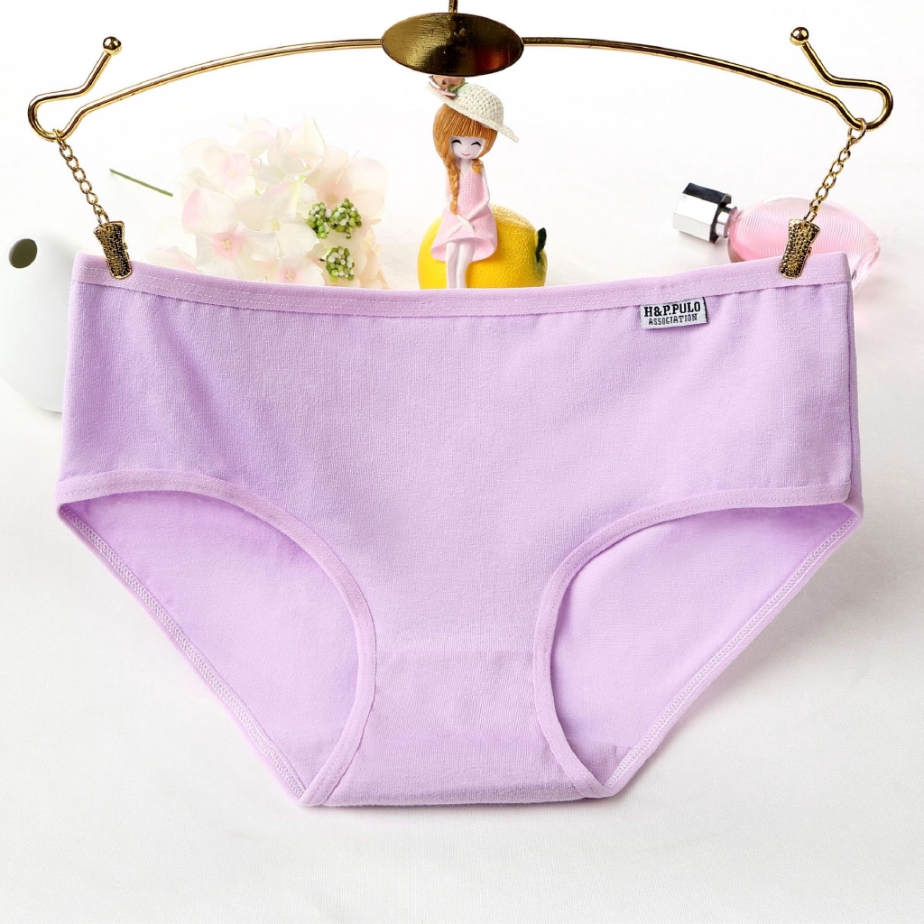 Quần lót cotton màu trơn đơn giản | BigBuy360 - bigbuy360.vn