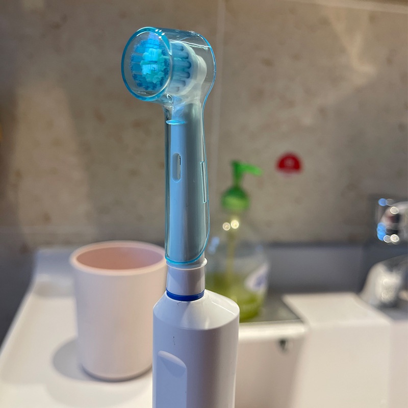 Vỏ Bọc Đầu Bàn Chải Đánh Răng Điện Xoay Tròn Độ Trong Suốt Cao