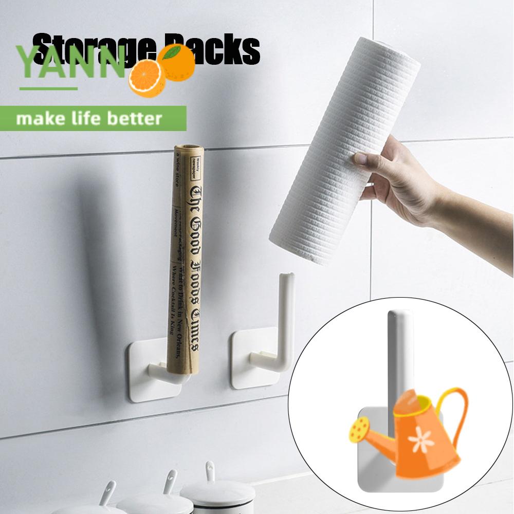 Set 1/2 Giá Đỡ Khăn Giấy Gắn Tường Không Cần Khoan