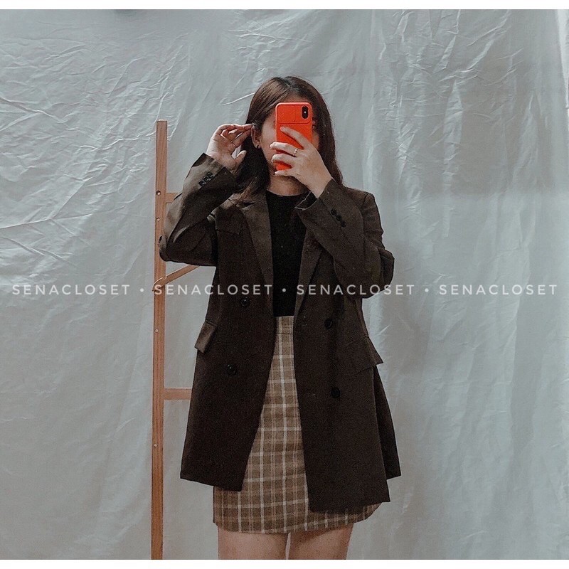ÁO VEST / BLAZER 2 LƠP FORM DÀI STYLE ULZZANG (Ảnh thật/ Video) | BigBuy360 - bigbuy360.vn