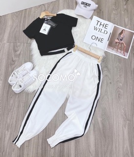 Sét Bộ Crotop Quần Baggy