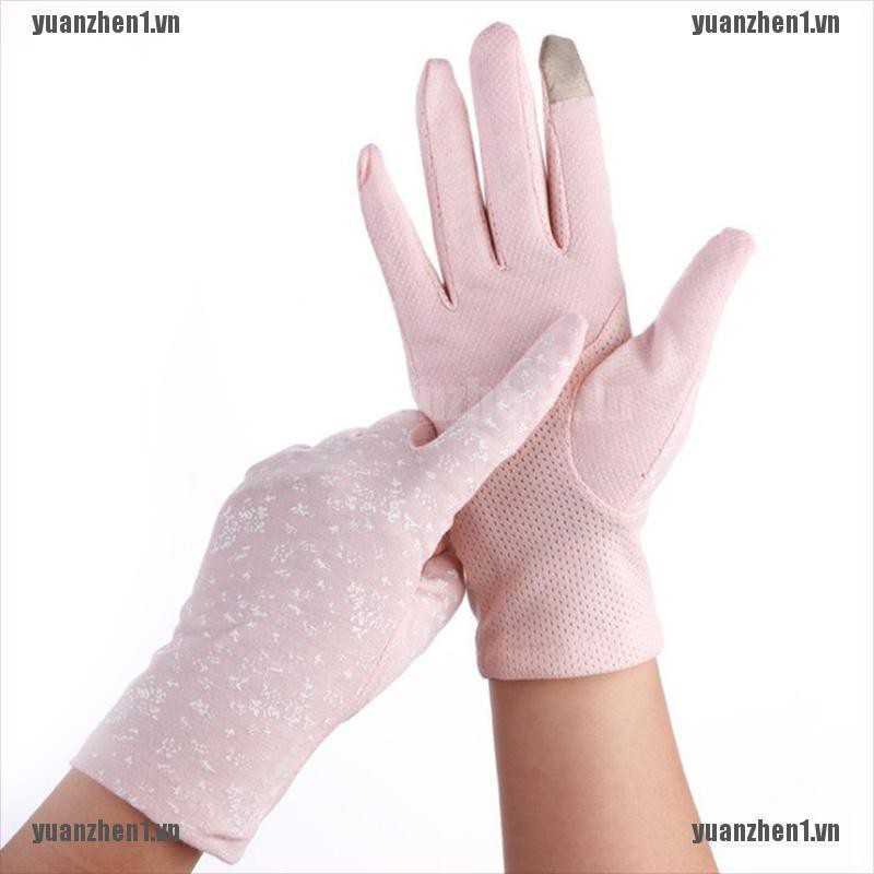 Găng Tay Lái Xe Chống Nắng / Tia UV Có Thể Chạm Màn Hình Cảm Ứng yuanzhen1 [2020
