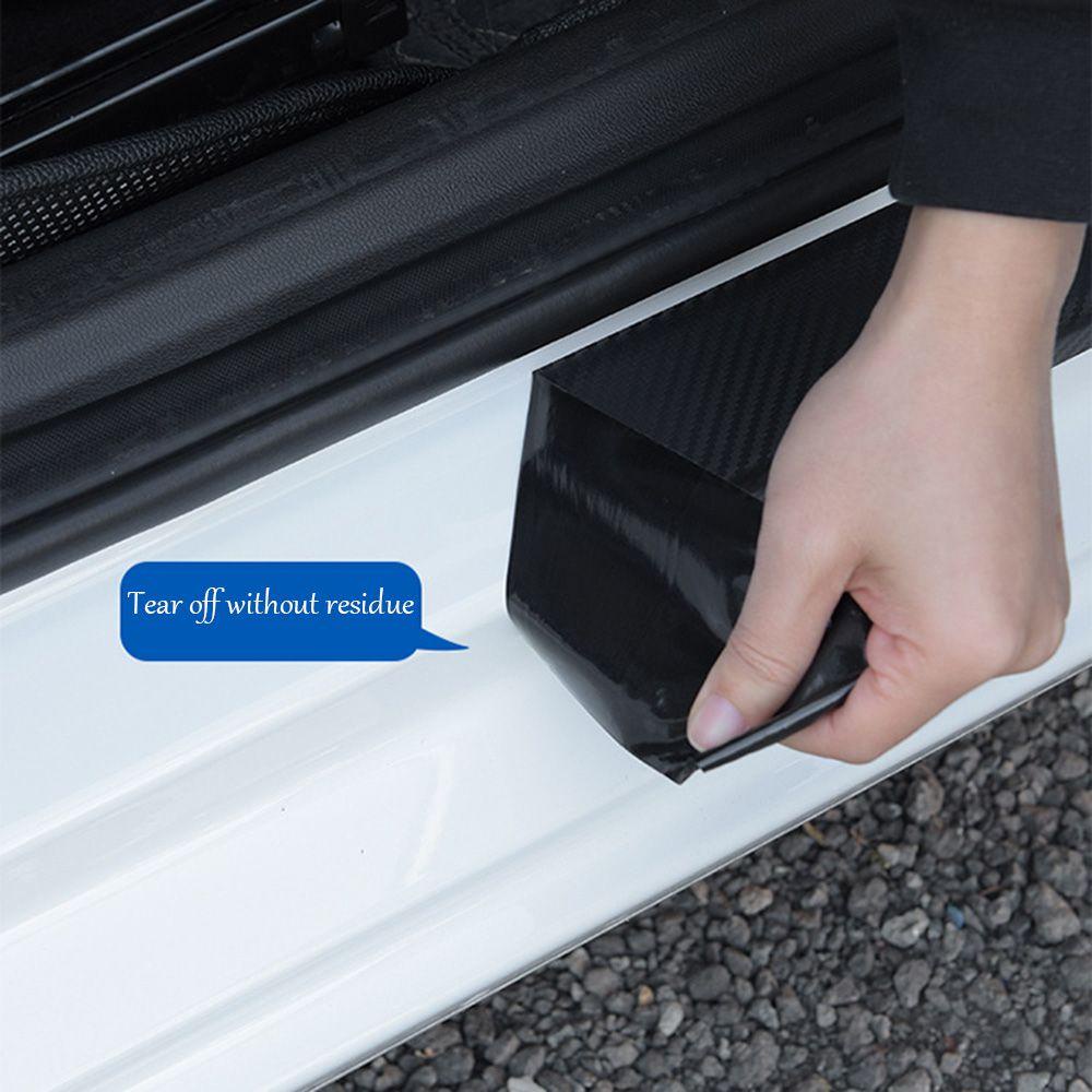 Vỏ Bọc Sợi Carbon Chống Mòn Bảo Vệ Bảng Điều Khiển Cửa Xe Hơi