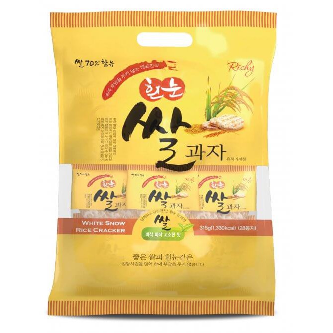 Bánh Gạo Richy Hàn Quốc Gói 315gr