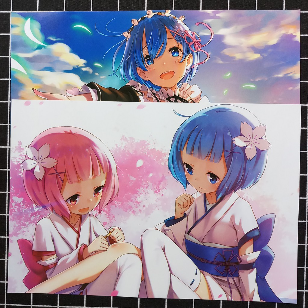 Poster Anime Re: Zero (8 Tờ)