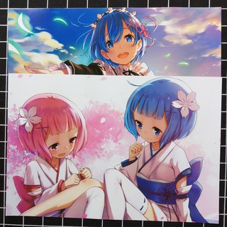 Poster Anime Re: Zero (8 Tờ)
