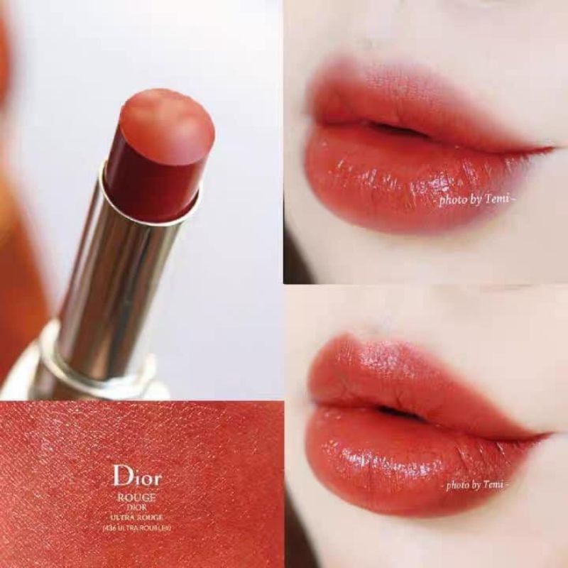 💄Son Dìor Ultra Rouge 641 Ultra Spice - #ĐỎ_cam_gạch_NÂU