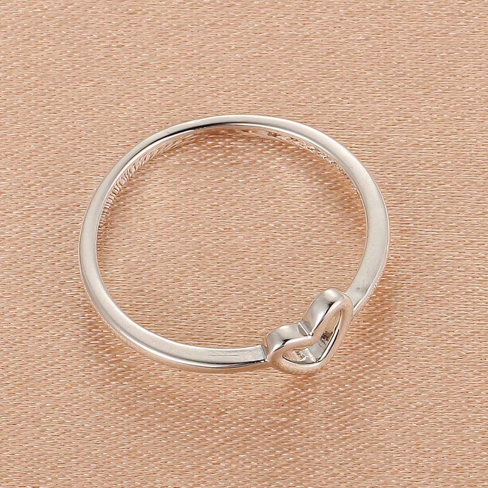 Nhẫn Kim Loại WMES15H Họa Tiết Trái Tim Vintage Thời Trang Cho Nữ