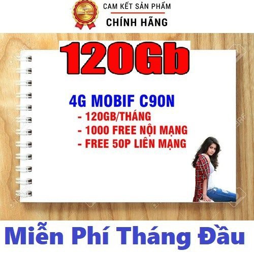 [THÁNH SIM] Sim 4G nghe gọi Mobifone, gói C90N, miễn phí tháng đầu CHỈ VỚI 90K