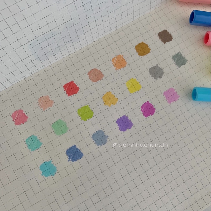 SET 20 BÚT PASTEL FIBER PEN MỚI MÀU KẸO NGỌT  - Tiệm nhà Chun