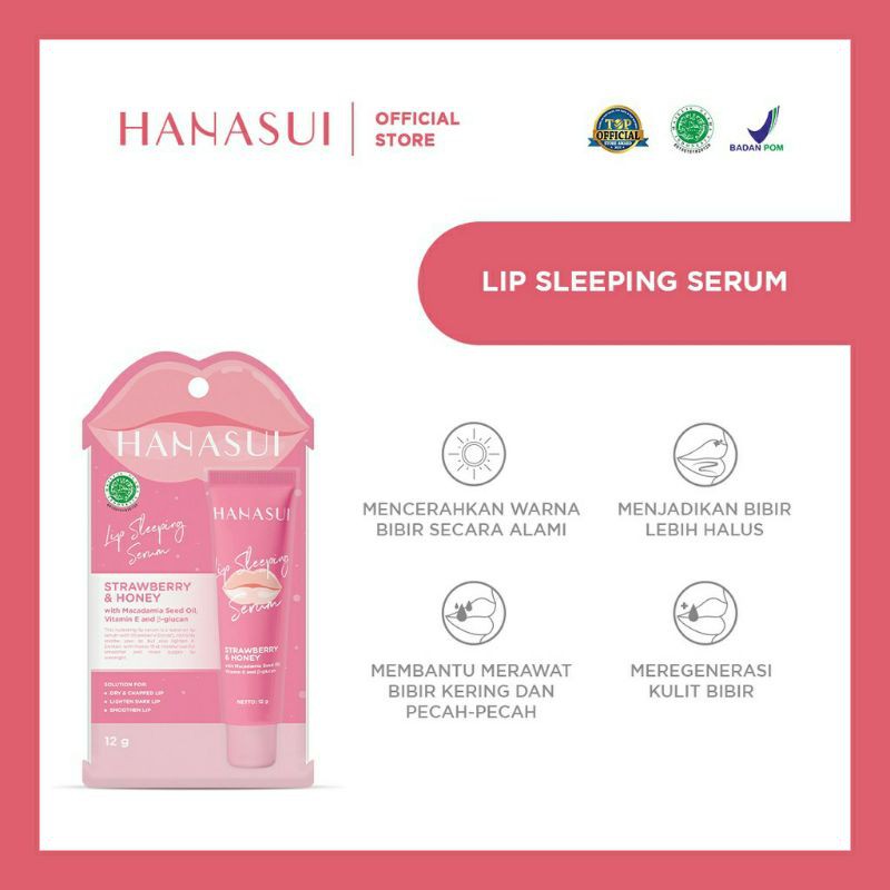 (hàng Mới Về) Serum Dưỡng Môi Khi Ngủ Hanasui | BigBuy360 - bigbuy360.vn