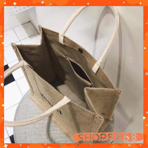 Túi cói merci đi biển,đi học phong cách - shop8868