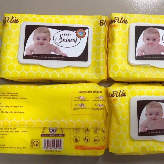 Khăn ướt SNOWY 60M 80M