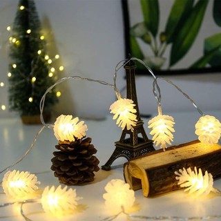 Đèn led QUẢ THÔNG trang trí cây vườn, phòng ngủ
