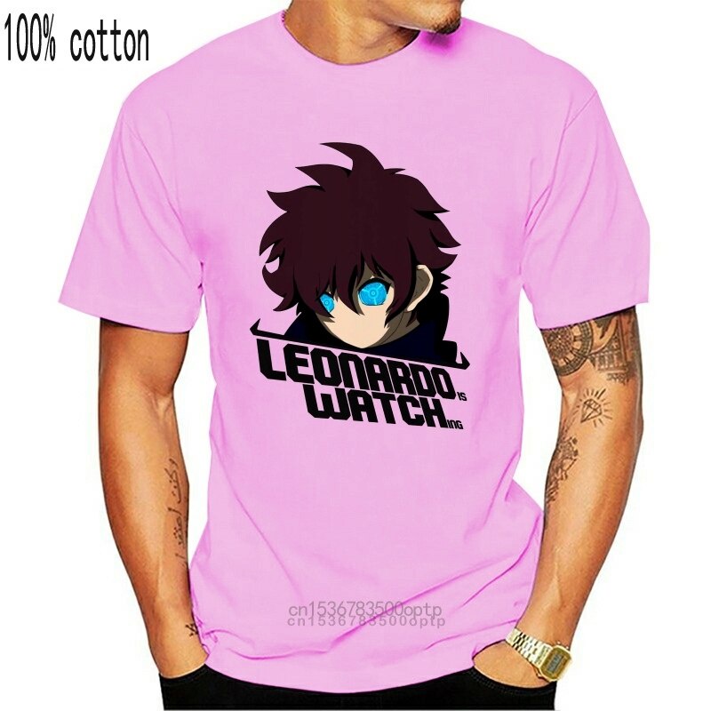 Nam Áo Kekkai Sensen Leonardo Đang Xem Anime Áo Thun Hoạt Hình Unisex Thời Trang Mới Ngộ nghĩnh Áo