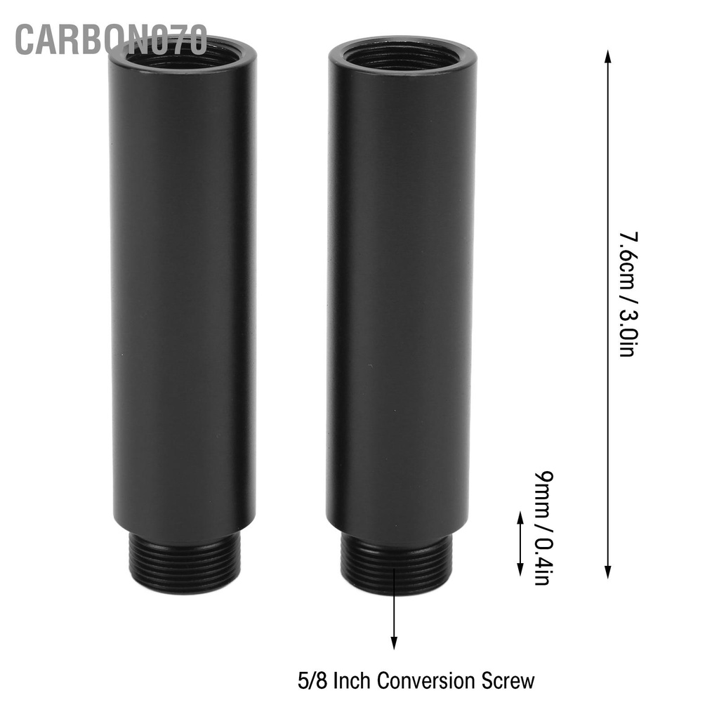 Carbon070 2pcs Bộ mở rộng thanh giữ mic