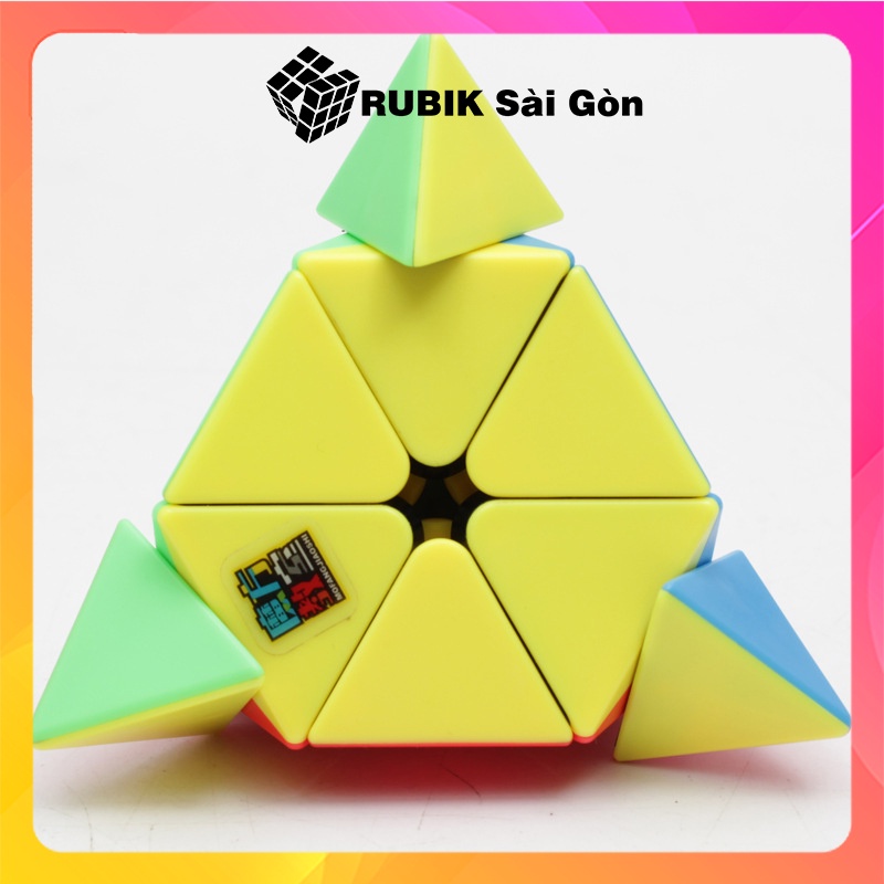 Rubik Tam Giác Dễ Chơi MoYu MeiLong MFJS Rubic Pyramyd Xoay Mượt Lõi Cứng Cáp Bền Pyraminx Stickerless
