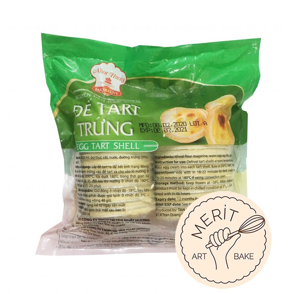 Đế bánh tart trứng 650g (30 đế) (Ship nội thành Hà Nội)