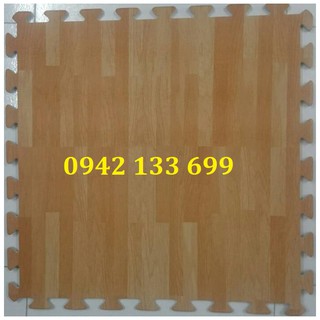 Thảm Xốp Lót Sàn Cho Bé Hình Vân Gỗ 60cmx60cm