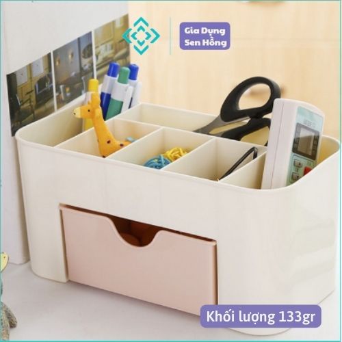 Kệ mỹ phẩm mini nhiều ngăn tiện dụng , kệ mỹ phẩm mini để bàn giúp bàn làm việc gọn gàng hơn