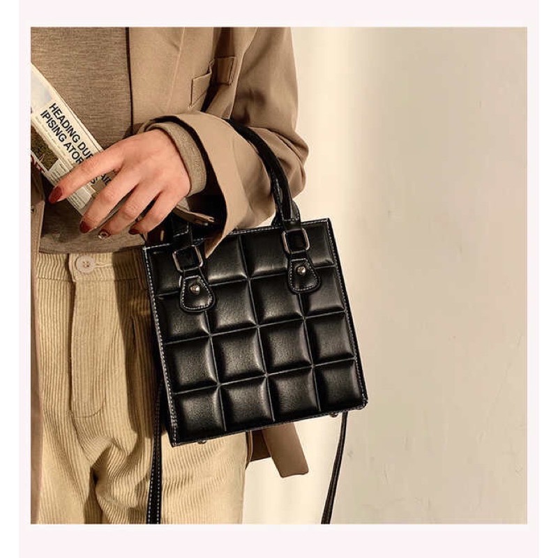 Túi da công sở đeo chéo, cầm tay ulzzang siêu sang (có sẵn)