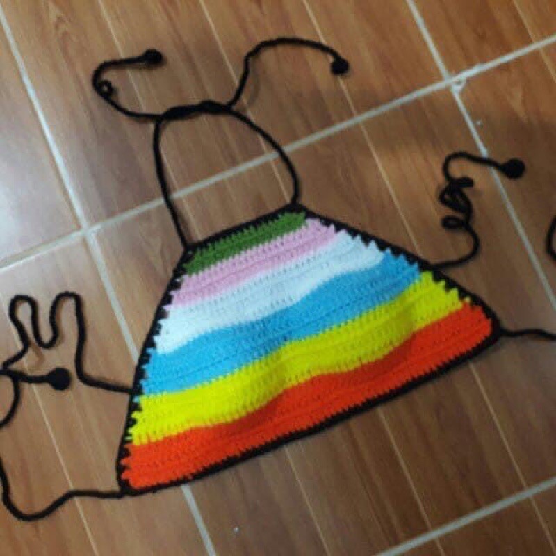 Crochet - bikini - áo đi biển