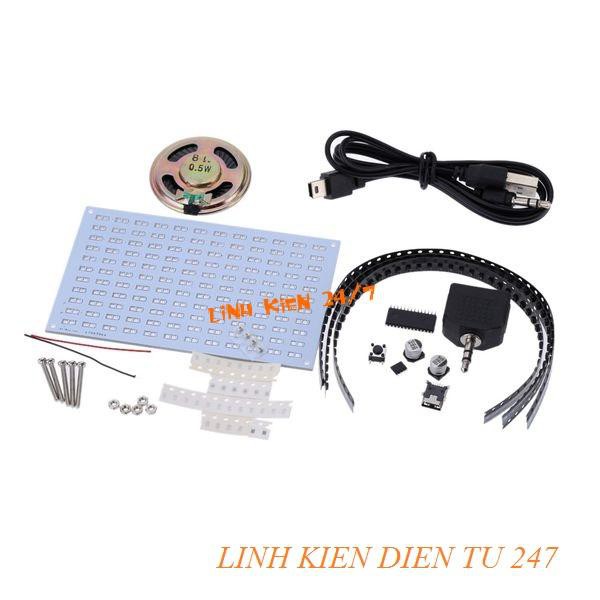 Bộ Mạch Led Nháy Theo Nhạc 12 Cột Đa Sắc - Tự Ráp