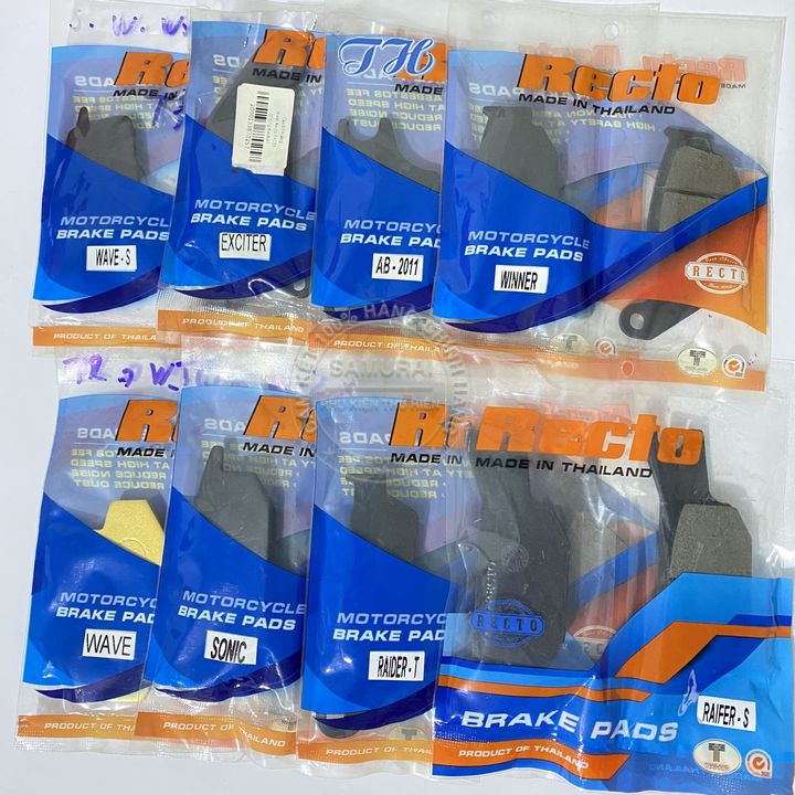 Bố thắng đĩa recto thái lan cho nhiều dòng xe như exciter, winner, raider, sonic, wave,......