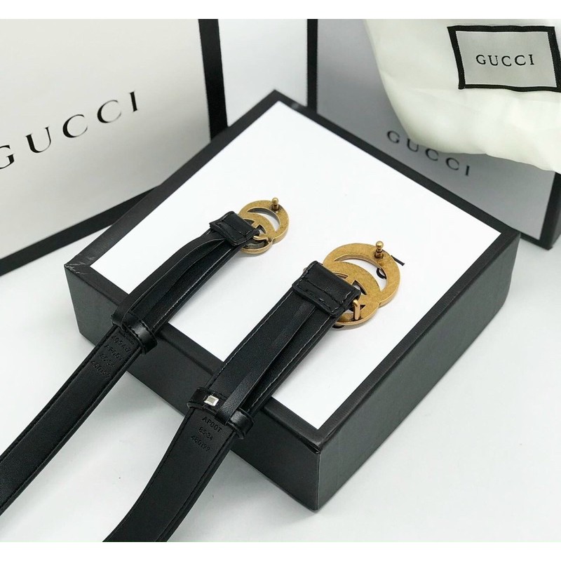 Nịt (thắt lưng da) nữ Gucci da thật xịn xò