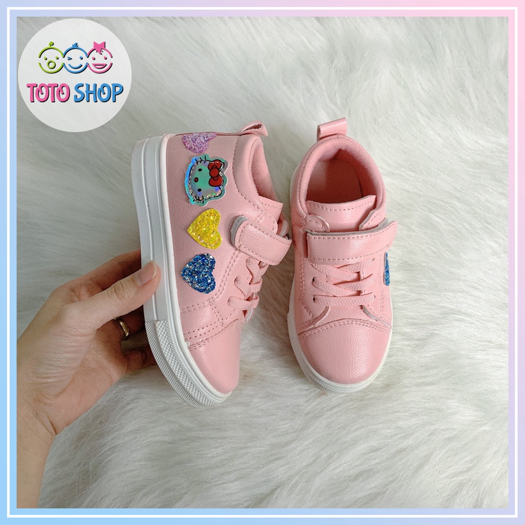 Giầy Thể Thao Hình Hello Kitty Đáng Yêu Cho Bé Gái