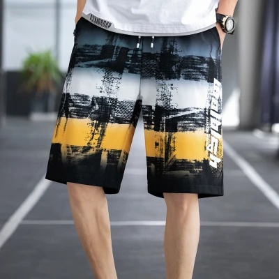 Quần Short Thể Thao Ống Rộng Có Dây Rút Thời Trang Mùa Hè Hàng Mới Dành Cho Nam