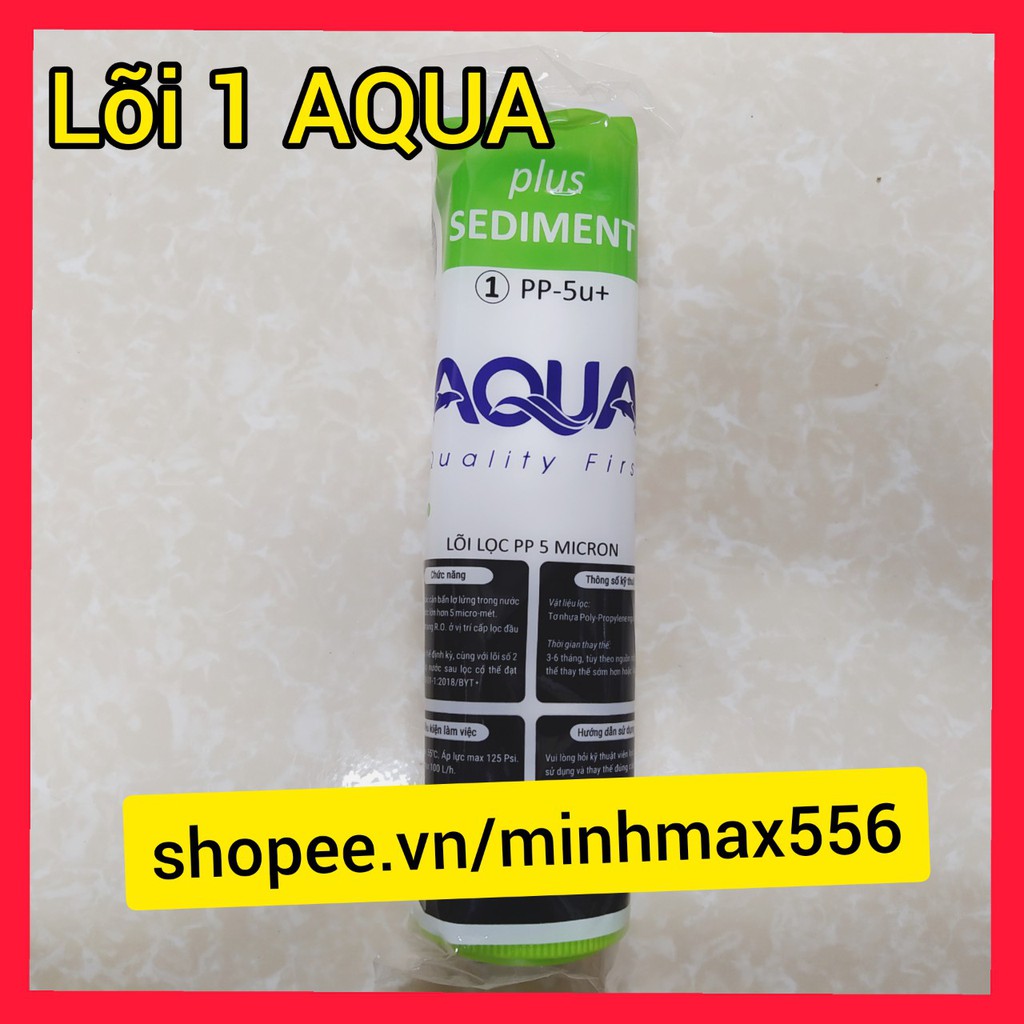 [UY TÍN SỐ 1] LÕI LỌC NƯỚC SỐ 1 AQUA CAO CẤP | LÕI LỌC NƯỚC AQUA 5 micro