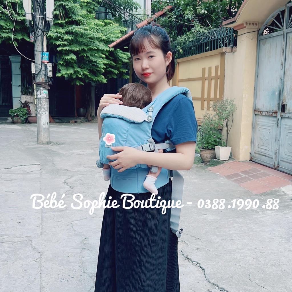 Hàng Auth - Địu trợ lực E.R.G.O BABY Adapt (Like new) - Siêu mềm, thoáng cho bé từ 0m