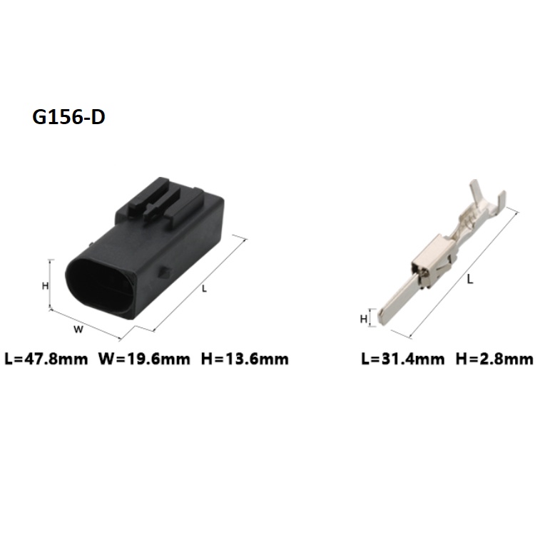 G156-Giắc cắm máy phát điện 2 lỗ 3.5mm