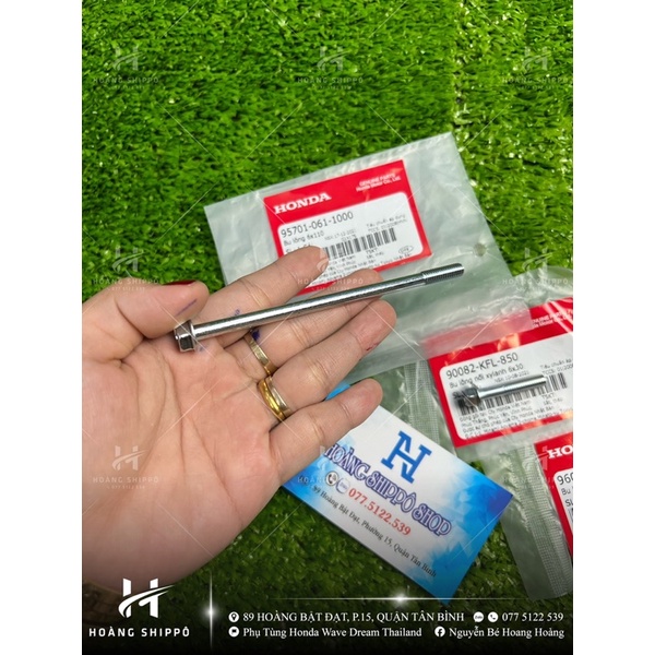 Bộ 3 con ốc cánh bướm chính hãng honda