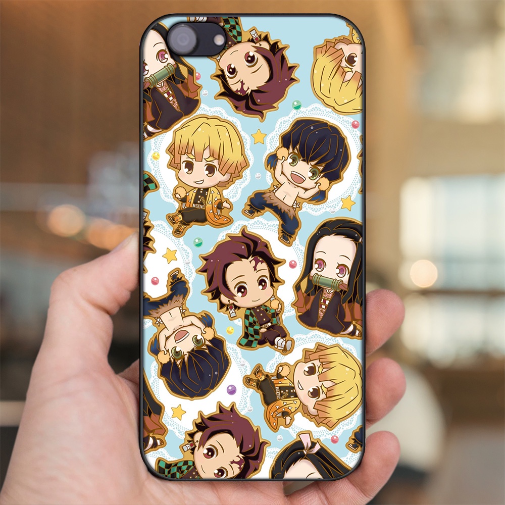 Ốp lưng Oppo F7 Youth viền đen in hình Zenitsu Kimetsu no Yaiba