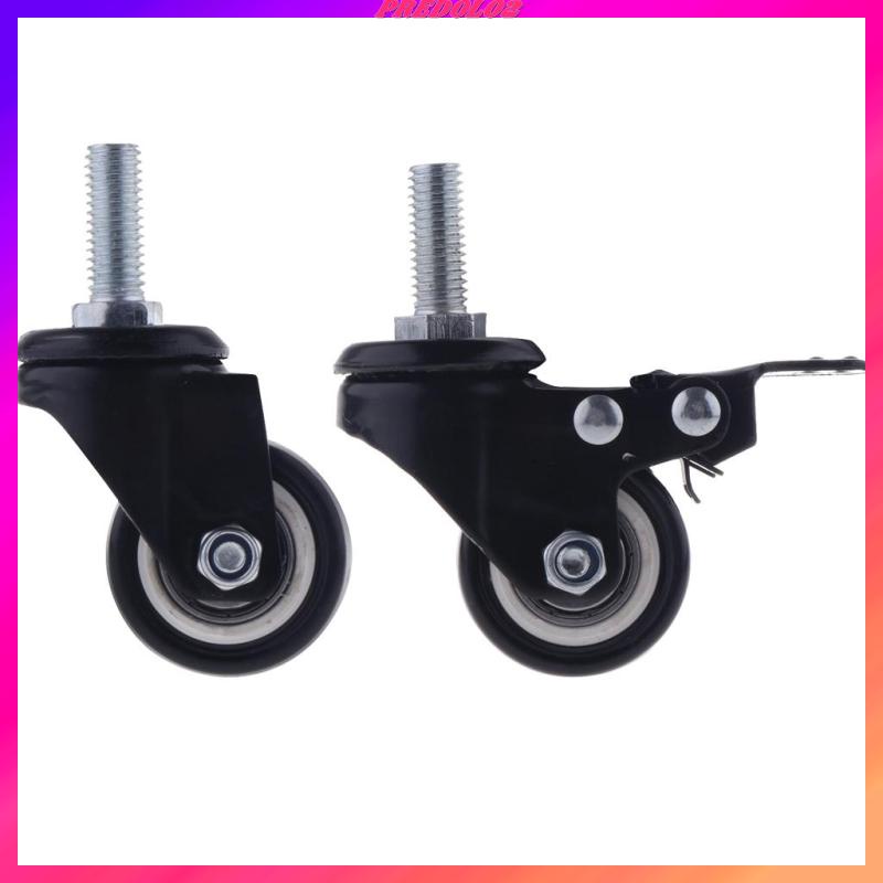 [Predolo2] Bánh Xe Cao Su Xoay 1.5 &quot;M10 Thay Thế Cho Ghế Xe Đẩy